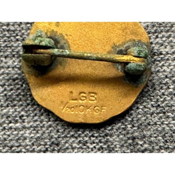 National Congress of Parents Teachers 1897 10k Gold Lapel Pin - Set of 2 - Picture 5 of 5